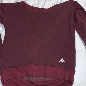 adidas cropped crew neck